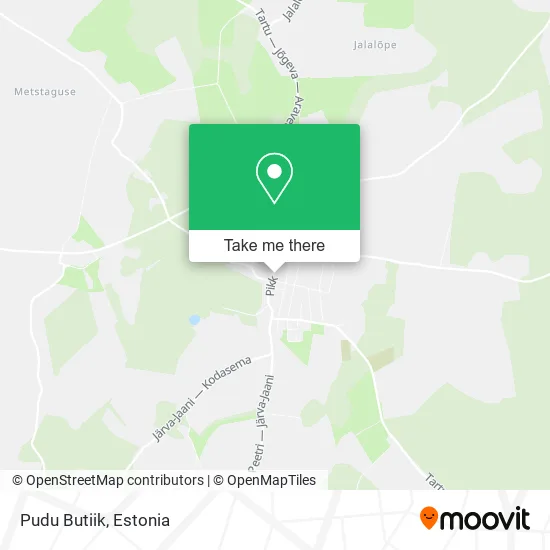 Карта Pudu Butiik