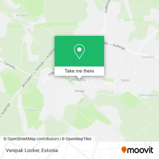 Карта Venipak Locker