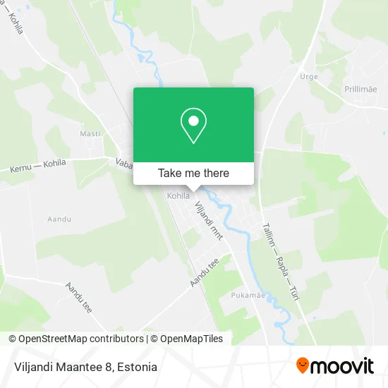 Карта Viljandi Maantee 8