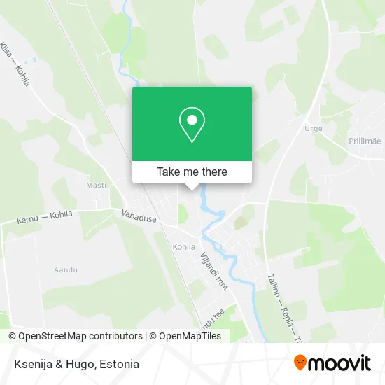 Ksenija & Hugo map