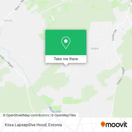 Kiisa Lapsepõlve Hood map
