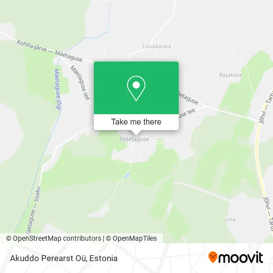 Карта Akuddo Perearst Oü