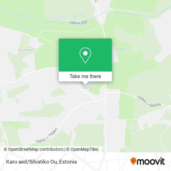 Karu aed/Silvatiko Ou map
