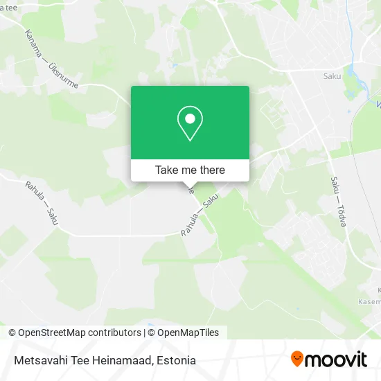 Карта Metsavahi Tee Heinamaad