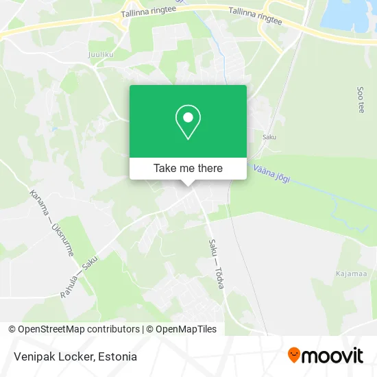 Карта Venipak Locker