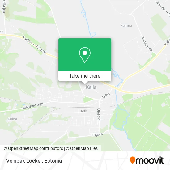Карта Venipak Locker