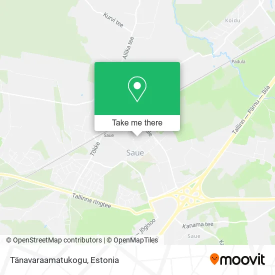 Карта Tänavaraamatukogu