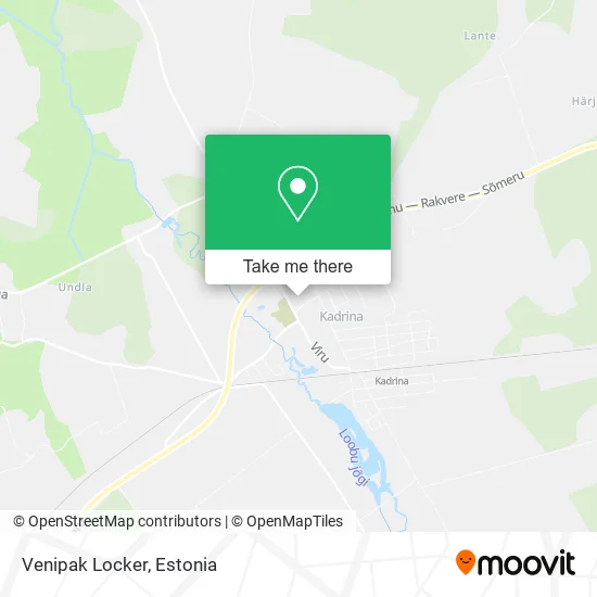 Карта Venipak Locker
