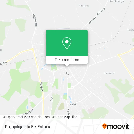 Карта Paljajalujalats.Ee
