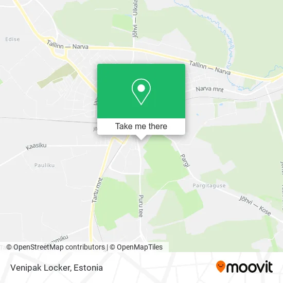 Карта Venipak Locker