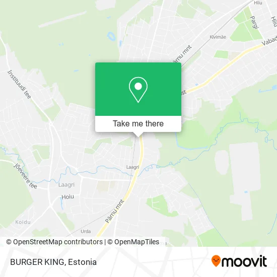 Карта BURGER KING