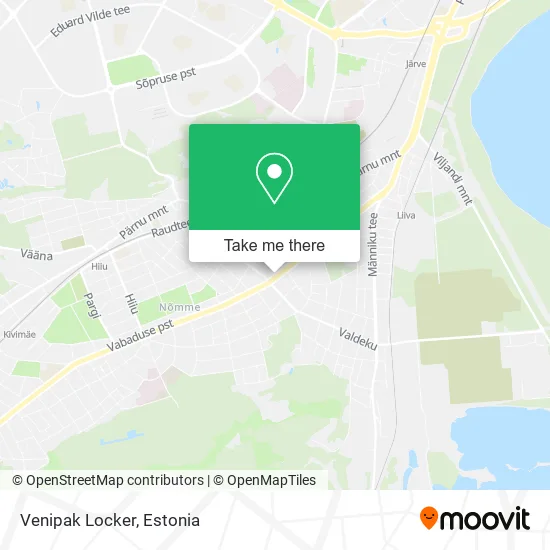 Карта Venipak Locker