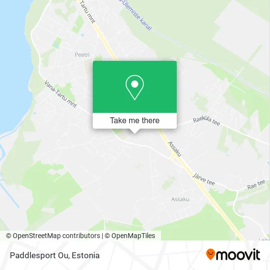 Карта Paddlesport Ou