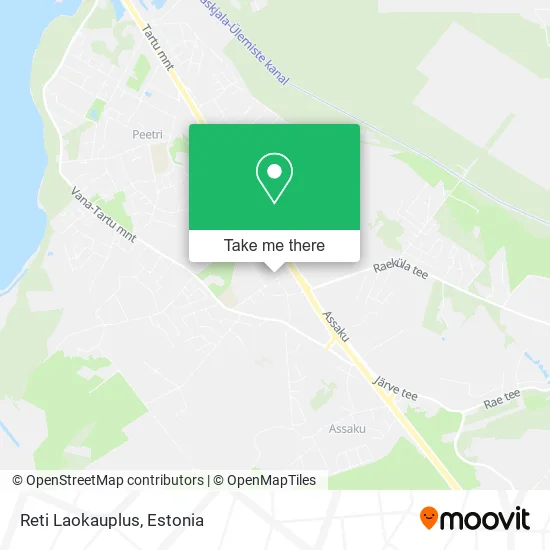 Карта Reti Laokauplus