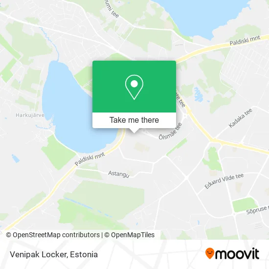 Карта Venipak Locker
