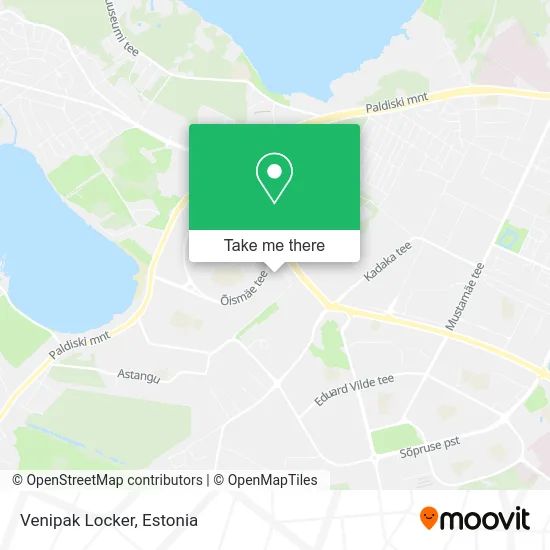 Карта Venipak Locker