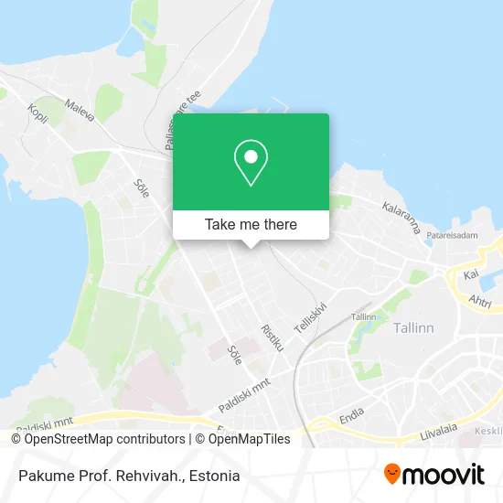 Карта Pakume Prof. Rehvivah.