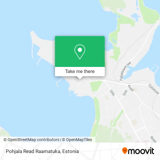 Карта Pohjala Read Raamatuka