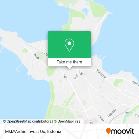 Карта Mkk*Ardan Invest Ou