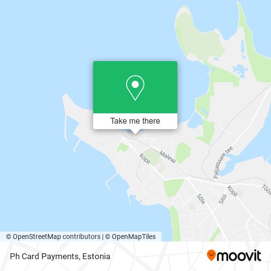 Ph Card Payments map