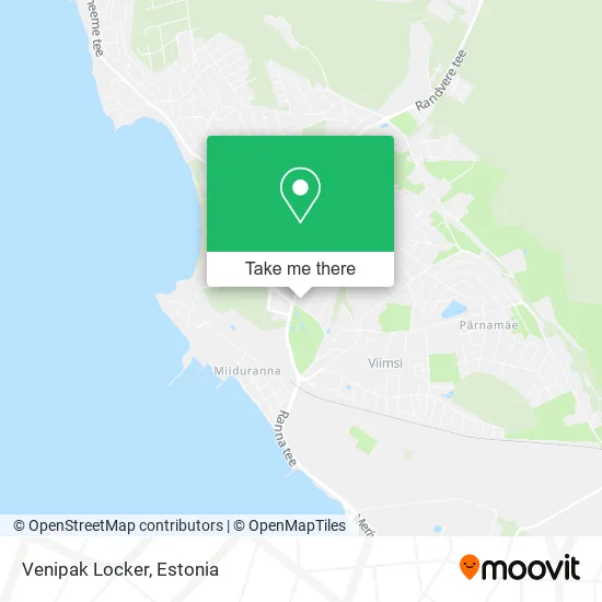 Карта Venipak Locker