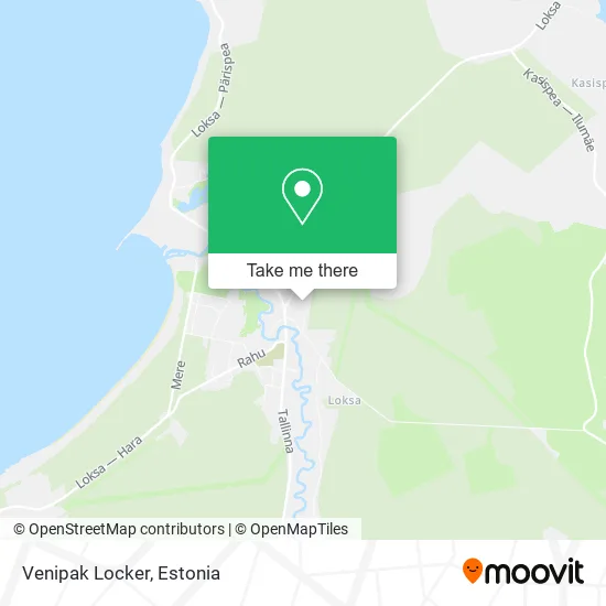 Карта Venipak Locker