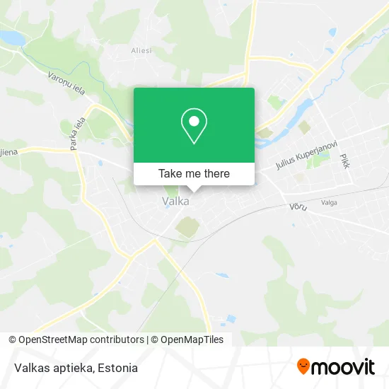 Карта Valkas aptieka