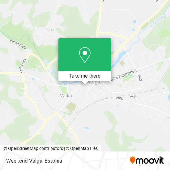 Карта Weekend Valga