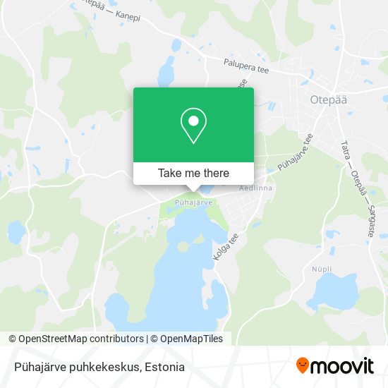 Pühajärve puhkekeskus map