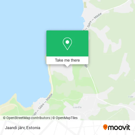 Карта Jaandi järv