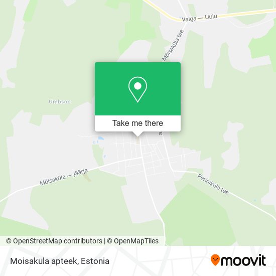 Карта Moisakula apteek