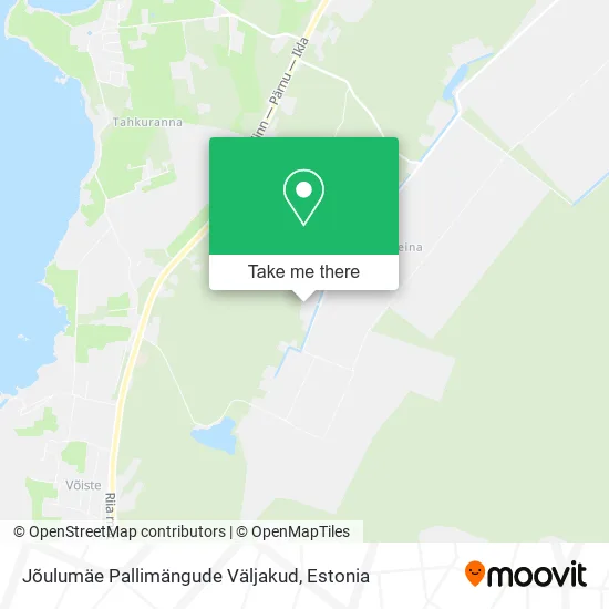 Карта Jõulumäe Pallimängude Väljakud