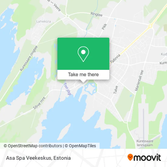 Карта Asa Spa Veekeskus