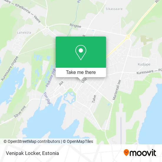 Карта Venipak Locker