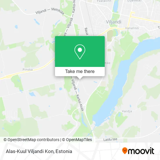 Карта Alas-Kuul Viljandi Kon