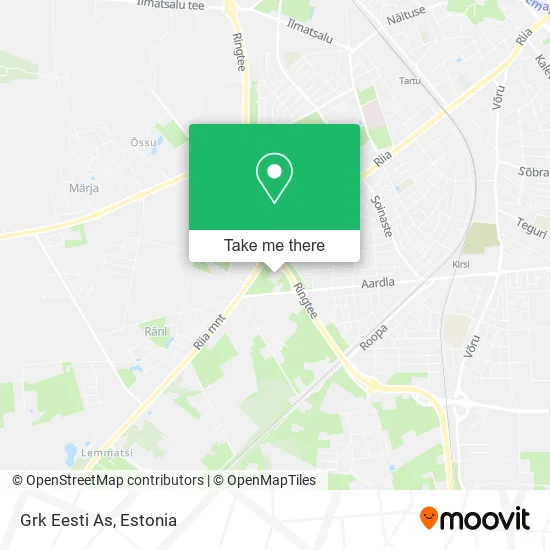 Grk Eesti As map