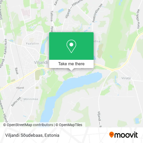 Карта Viljandi Sõudebaas