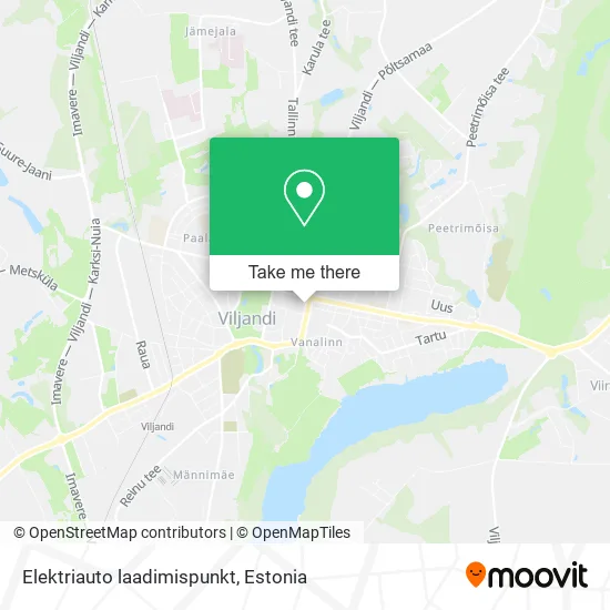 Карта Elektriauto laadimispunkt
