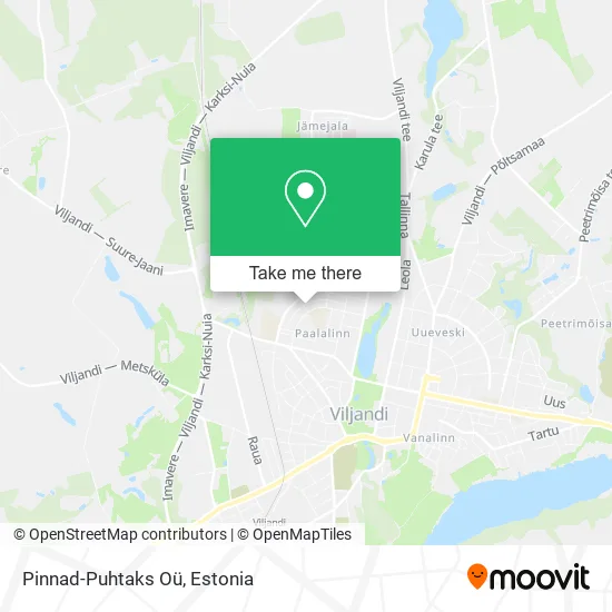 Карта Pinnad-Puhtaks Oü