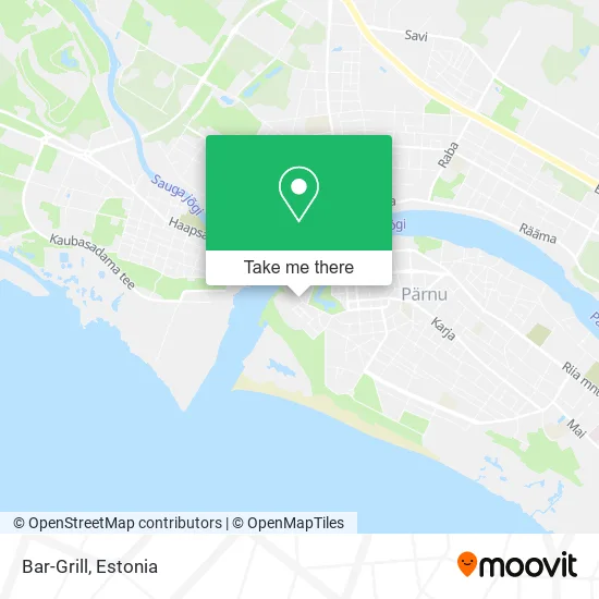 Карта Bar-Grill