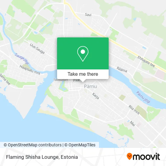 Карта Flaming Shisha Lounge