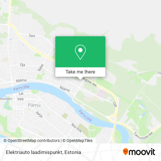Карта Elektriauto laadimispunkt