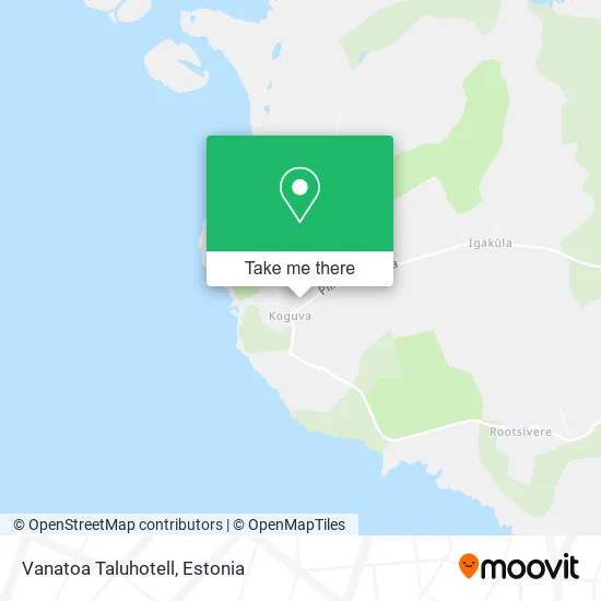 Карта Vanatoa Taluhotell