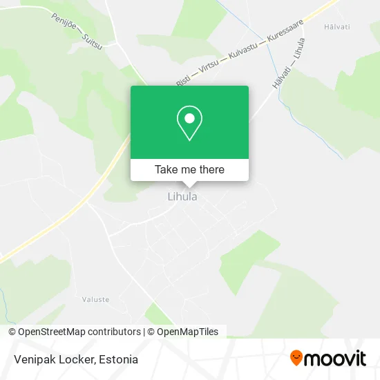 Карта Venipak Locker