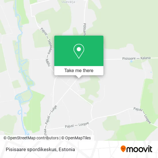 Карта Pisisaare spordikeskus