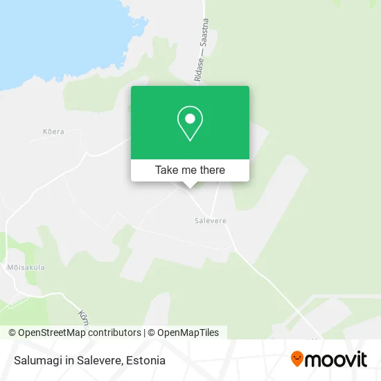 Salumagi in Salevere map