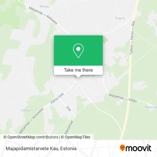 Карта Majapidamistarvete Kau