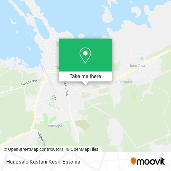 Карта Haapsalu Kastani Kesk