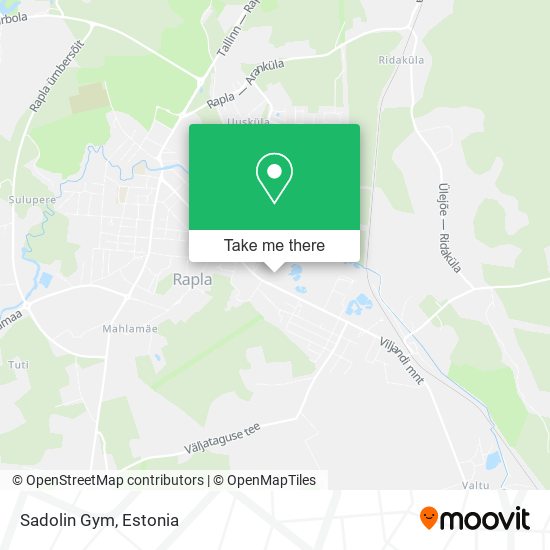 Карта Sadolin Gym