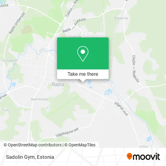 Sadolin Gym map